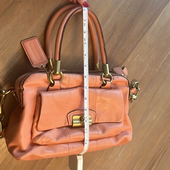COACH KRISTEN Satchel Salmon purse - Picture 11 of 13